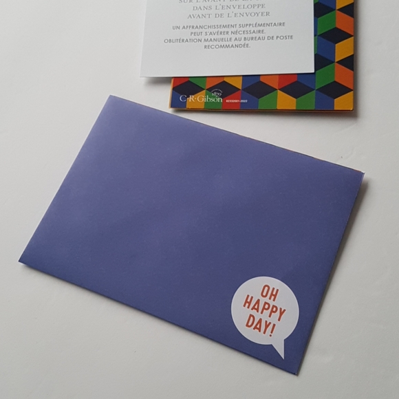 2 pcs C R Gibson Luxury Card Happy Birthday to You (1 Card with Envelope) - Picture 10 of 11